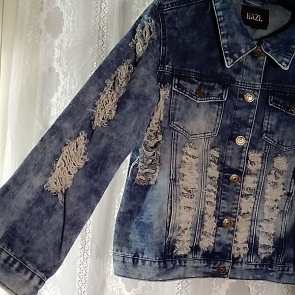 DAZI BOY BYE JEANS JACKET SIZE XL UNOSEX - Picture 4 of 8